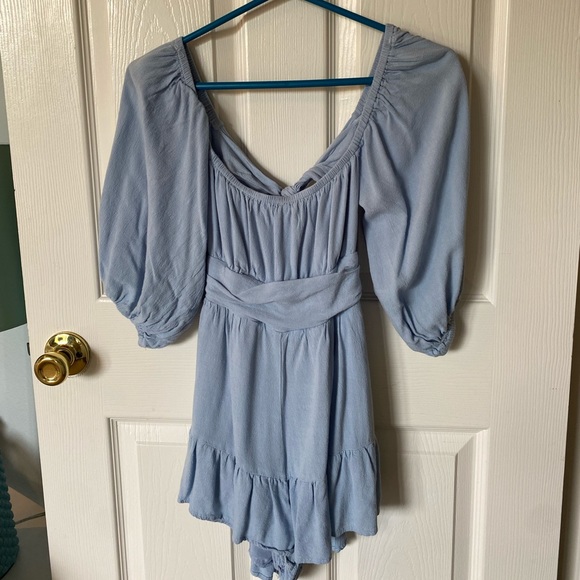 Lulus blue romper - Picture 3 of 6